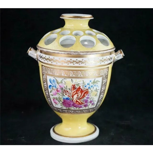 Antique Early 19th Century London Decorated Coalport Porcelain Bough Pot For Sale - Image 9 of 13