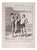 Honoré Daumier, N'Allant aux Bains Froids\., Lithograph, 1858 For Sale
