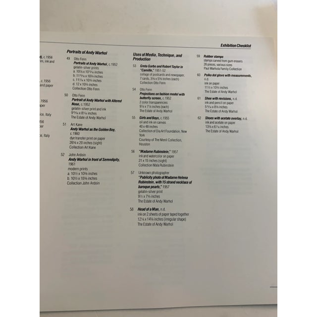 Paper 1989 Early Art and Business Andy Warhol Book For Sale - Image 7 of 13