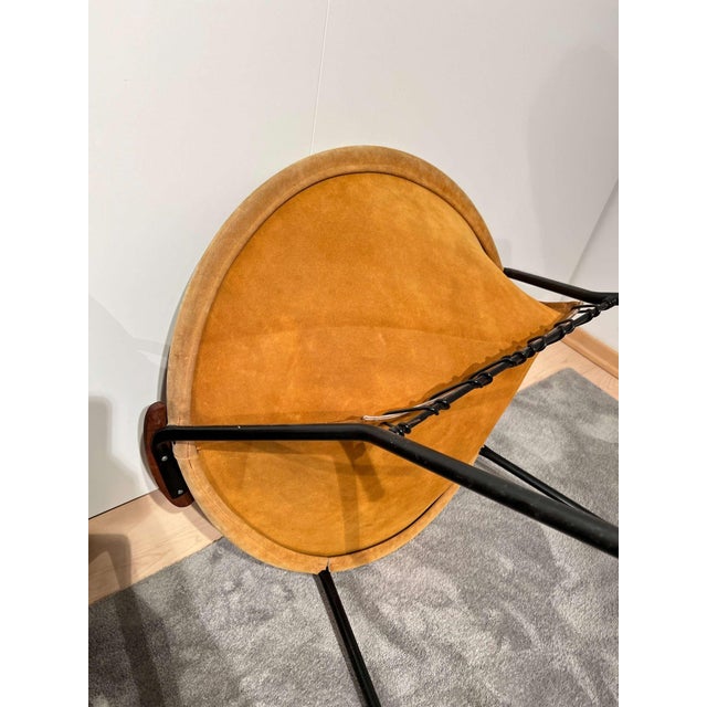 Set of Suede Balloon Chairs attributed to Hans Olsen For Sale - Image 16 of 18
