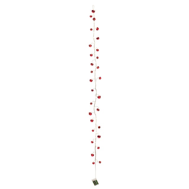Add a festive touch to your home this holiday season with the LED Sleigh Bell Garland Set. Featuring a charming...