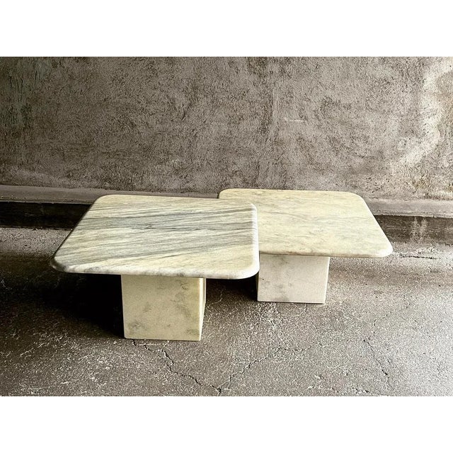 Basse Marble Tables, France, 1960s, Set of 2 For Sale - Image 9 of 13