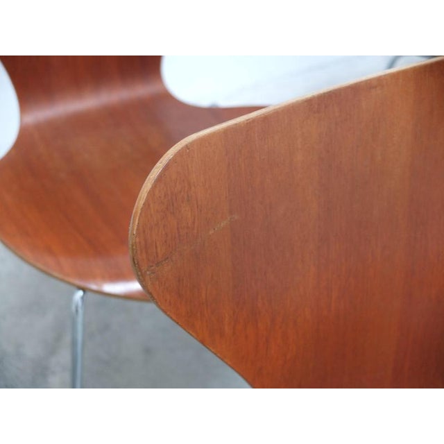 Series 7 Chairs in Teak by Arne Jacobsen for Fritz Hansen, 1955, Set of 8 For Sale - Image 9 of 17
