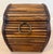 Vintage Split Reed and Brass Ring Box For Sale - Image 12 of 12