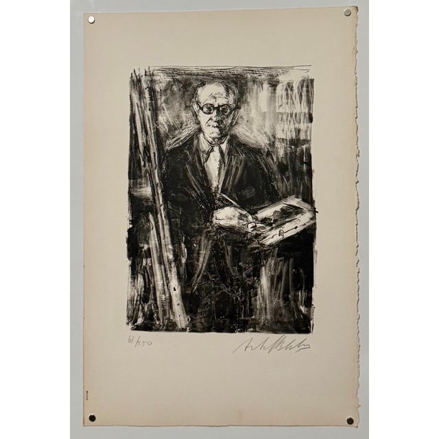 Arbit Blatas (1908 – 1999) Hand signed and numbered to lower edge Ecole de Paris Portrait Printed on Arches French deckle...