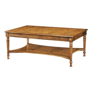 French Parquetry Coffee Table For Sale
