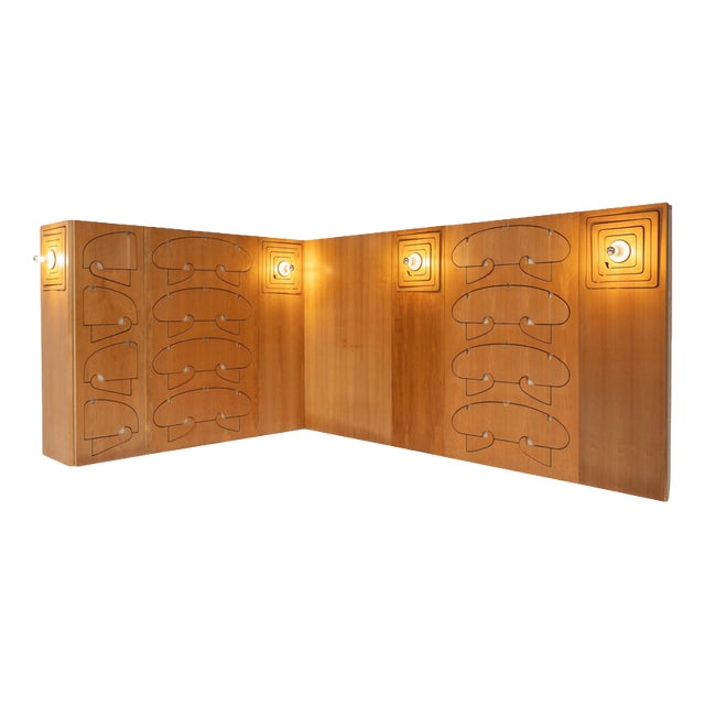 Modular Wall Unit by Anonima Design for Bonetto, Italy, 1969, Set of 9 For Sale