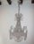 Italian Beaded Crystal Basket Silver Chandelier For Sale - Image 10 of 10
