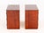 Pair of Modern Cherry-Stained Wood Chests of Drawers For Sale - Image 4 of 9