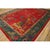 1920s 1920s Red Rust Floral Antique Chinese Art Deco Rug 9'x11' 8'' Woven Wool Carpet For Sale - Image 5 of 9