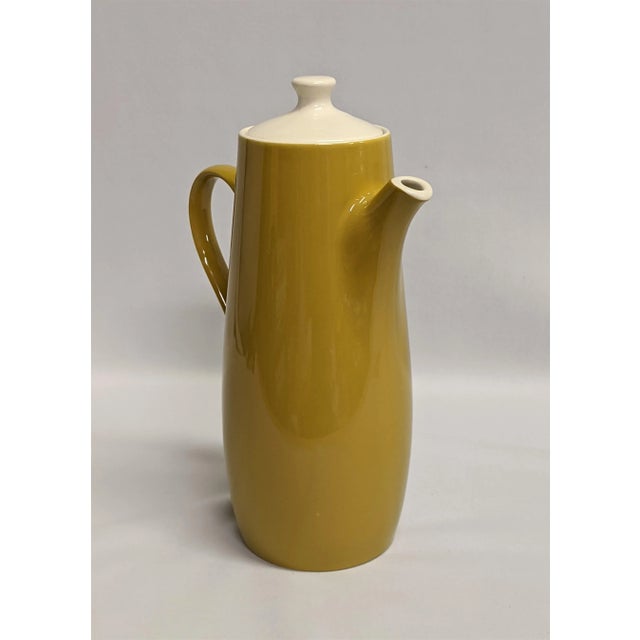 Vintage Mustard Coffee or Tea Server For Sale - Image 11 of 11