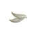 Yellow Gold & Platinum Diamond Feather Brooch For Sale - Image 4 of 6