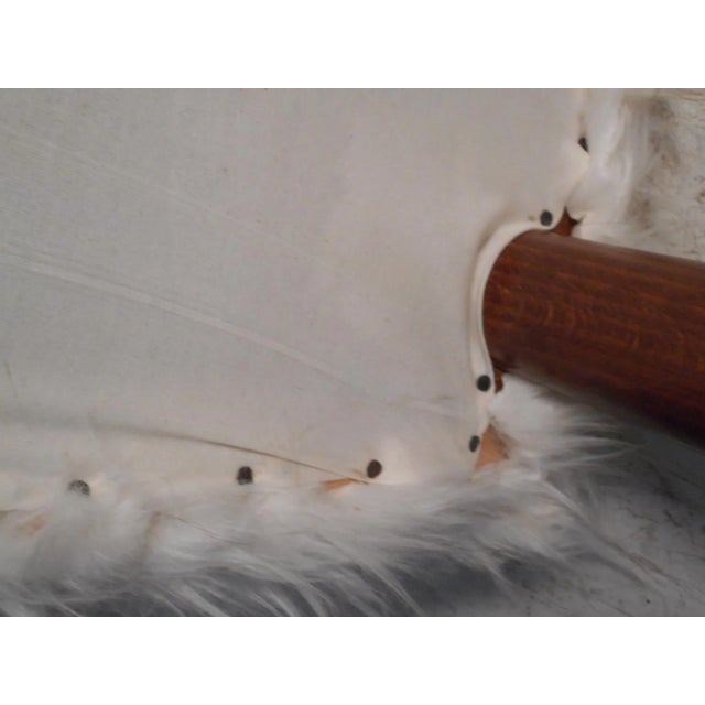 White Single Lounge Chair in the Style of Arctander For Sale - Image 8 of 12