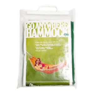Vintage 1960s Algoma Go Anywhere Nos Olive Green Fringed Hammock