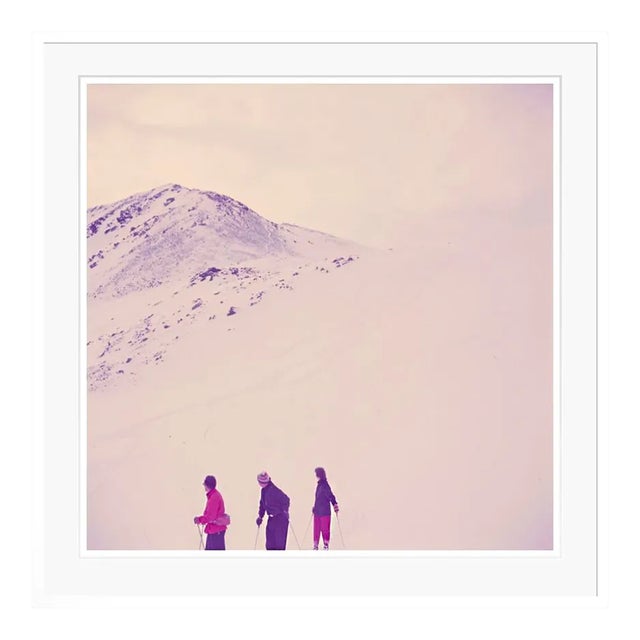 Mountain Top 1951 by Toni Frissell White Framed C Print For Sale