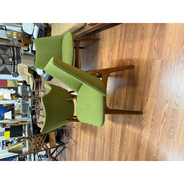Set of 4 1970’s Walnut Chairs Attributed to Adrian Pearsall For Sale - Image 14 of 14