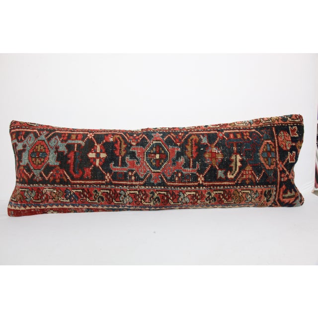 Here i am listing a 100% Handmade double knotted rug pillow cover, made from antique Persian tribal carpet rug. This’s a...