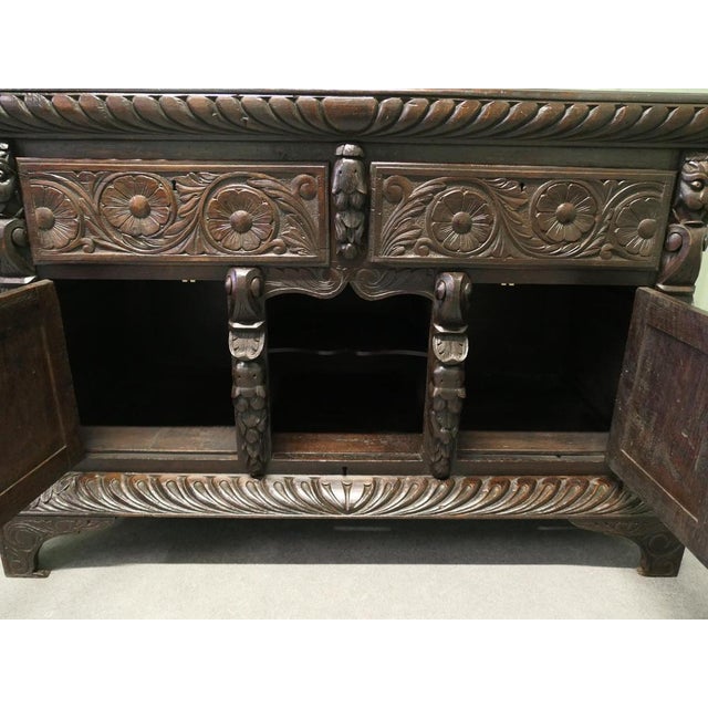 Antique Oak Dresser Base, 1800 For Sale - Image 6 of 9