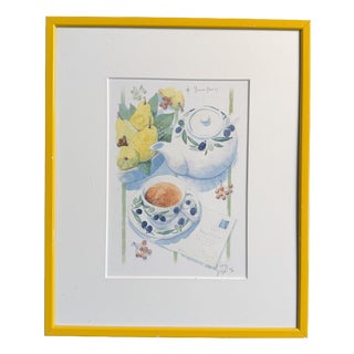 Takako Y. Miyoshi, Green Pears, 1990s, Giclée Art Print, Framed For Sale
