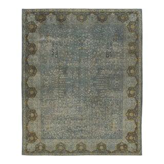 Oversized Antique 20th Century Indo-Persian Rug With Floral Vinery - Rug & Kilim For Sale