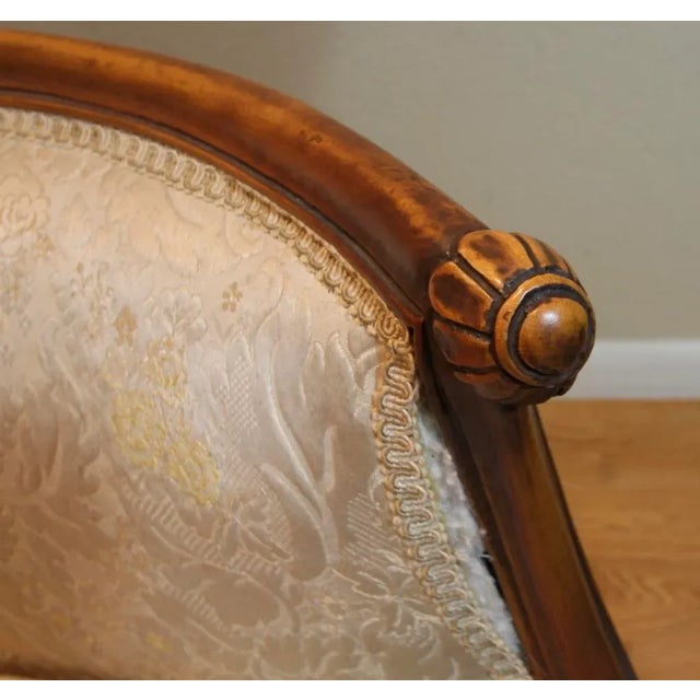 Early 20th Century Early 20th Century Bergere Armchair For Sale - Image 5 of 10
