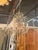 19th Century Italian Tole and Green Crystal Drop Chandelier For Sale - Image 9 of 9