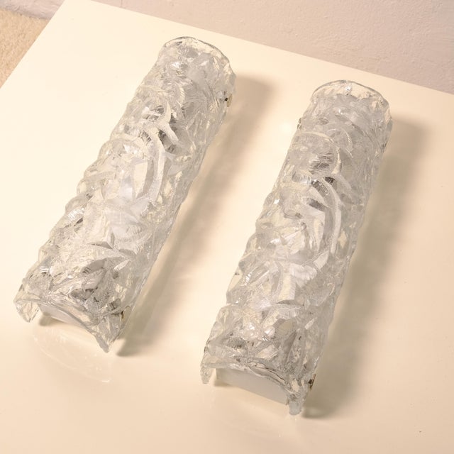 Vintage Glass Wall Sconces from Kaiser Leuchten, 1960s, Set of 2 For Sale - Image 8 of 18