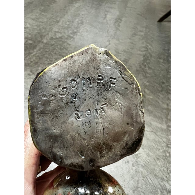 Ceramic Ceramic Vase in the Style of George Ohr For Sale - Image 7 of 7