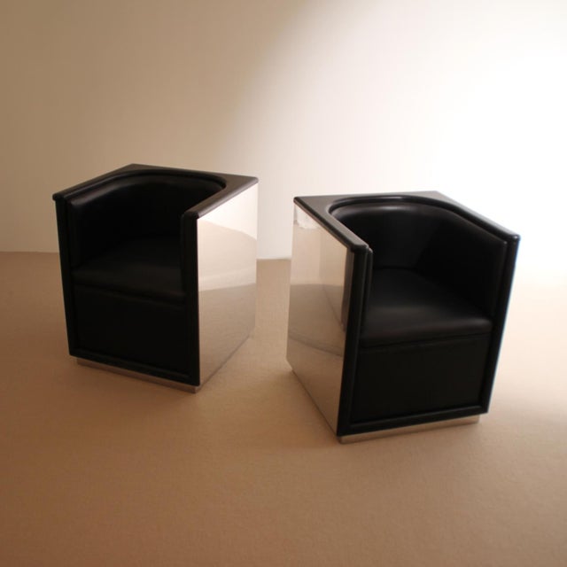 Inox Armchairs, Germany, 1980s, Set of 2 For Sale - Image 18 of 18