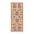 Shabby Chic Ziegler Beige/Rust Wool Runner Rug- 2'1'' X 4'9'' For Sale