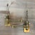 Brass Vintage Hansen New York Unlacquered Brass Swing Arm Lamps- Pair For Sale - Image 8 of 9