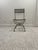 Set of 4 Steel Klismos Curule Dining Chairs, Mid-Century, From Italy For Sale - Image 4 of 12