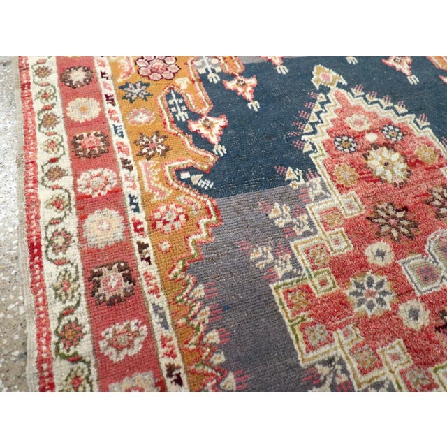 1920s Galerie Shabab Collection Early 20th Century Turkish Oushak Rug For Sale - Image 5 of 10