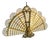Vintage French Brass Fire Screen with Peacock Motif, 1960s For Sale