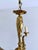1950s Louis XV Cast Brass Three-Light Chandelier, France, 1940s For Sale - Image 5 of 16