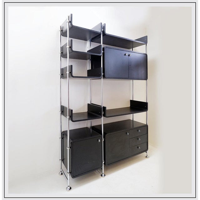 Indra Modular Shelving System from Omnia, Germany, 1970s For Sale - Image 16 of 16