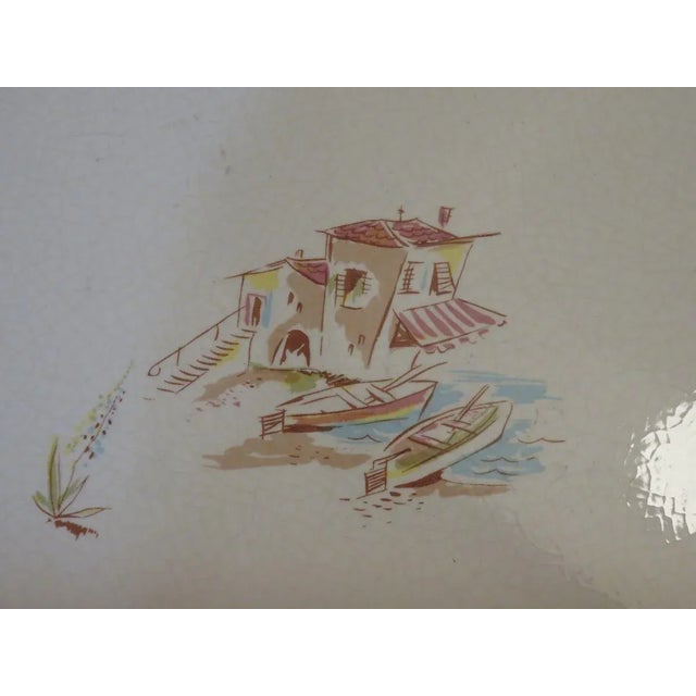 Wood & Ceramic Trolley on Wheels, 1950s For Sale - Image 14 of 18