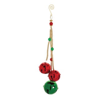 Sleigh Bell Drop Ornament (Set of 6) For Sale