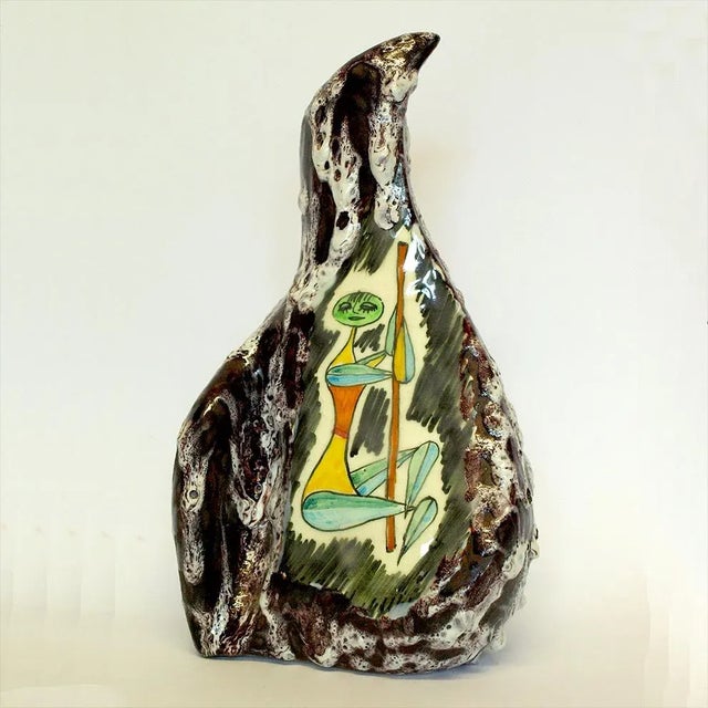 1950s Mid-Century Italian Ceramic Vase from Gotti, 1958 For Sale - Image 5 of 5
