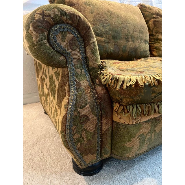 Vintage Exquisite Carol Hicks Bolton and E J Victor Exquisite Sofa With Pillows Excellent Condition For Sale In Denver - Image 6 of 18