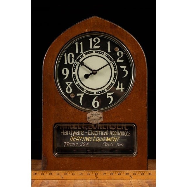 Vintage Telechron Neon Advertising Clock For Sale - Image 11 of 11