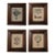 1980s Set of 4 Framed Balloon Prints on Board For Sale