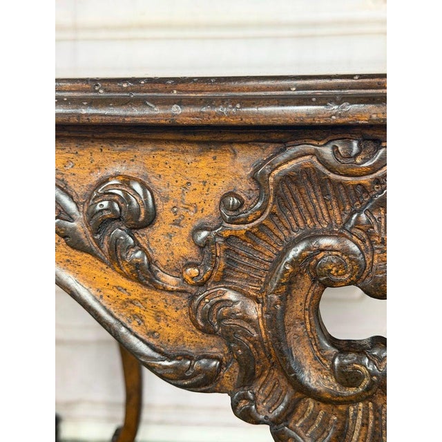 Pair of Louis XV Side Tables, Burl Walnut, Hand-Carved, Circa 1920s For Sale - Image 9 of 18