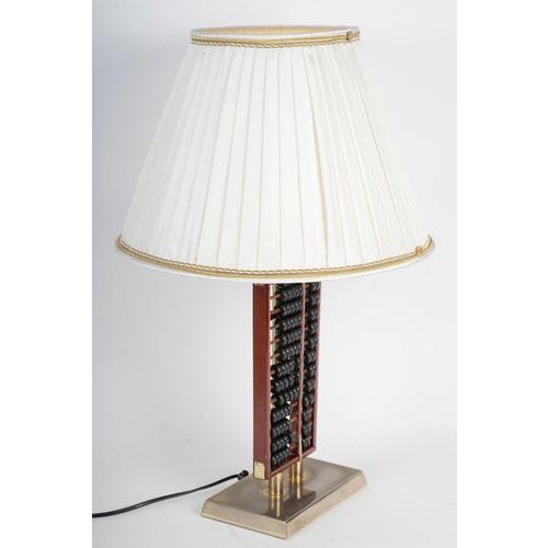 Table Lamp in Lacquered Wood and Metal, 1960s For Sale - Image 4 of 6