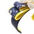Hermès Hermes Daisy Vintage Silk Necktie Cuff Bracelet For Sale - Image 4 of 5