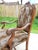 Antique Carved Wood Spanish Revival Arm Throne Chair W/ Leopard Tiger Jungle Cat Velvet Upholstery For Sale - Image 13 of 17