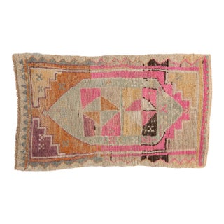 Vintage Distressed Kars Rug - 2'1" x 3'6" For Sale