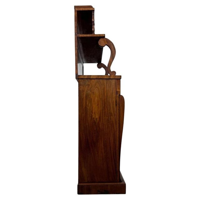 Wood Antique Early 19th Century English Regency Mahogany Chiffonier For Sale - Image 7 of 13