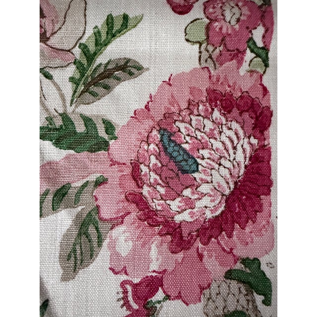 2020s Schumacher 176780 Floribunda Document Fabric 2 Yards For Sale - Image 5 of 7