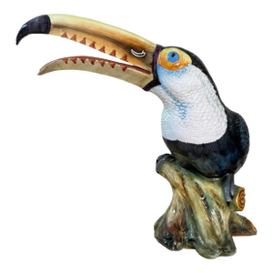 1970s Ronzan Ceramic Toucan - Made in Italy